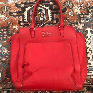 🌹Kate Spade Handbag/Tote “Geranium” Red🌹